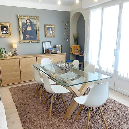 Chez Clem - 3 - Garage Prive - Wifi - Netflix 아파트 랭스